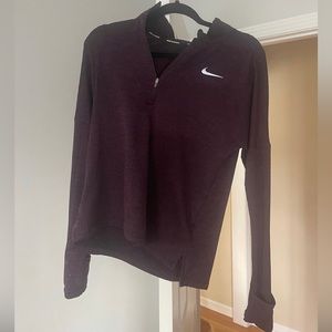 Nike Dri Fit Quarter Zip (Maroon)